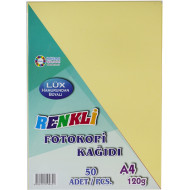 Renkli Fotokopi Kağıdı 120 gr (50 Adet)