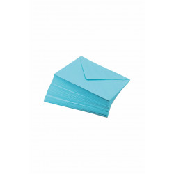 Mini Zarf Mavi 100 Adet (7,5x11cm)